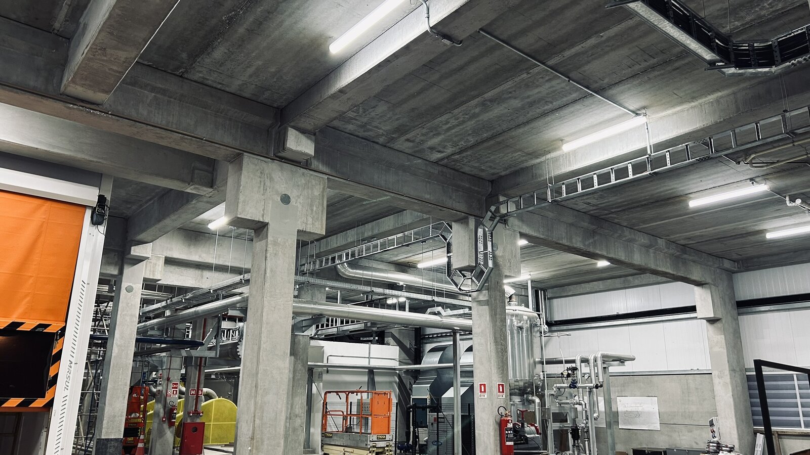 Instalações complementares executadas pela ITEC Engenharia em obra industrial